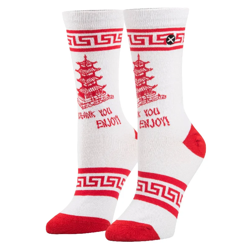 Thank You, Enjoy! Women's Crew Socks