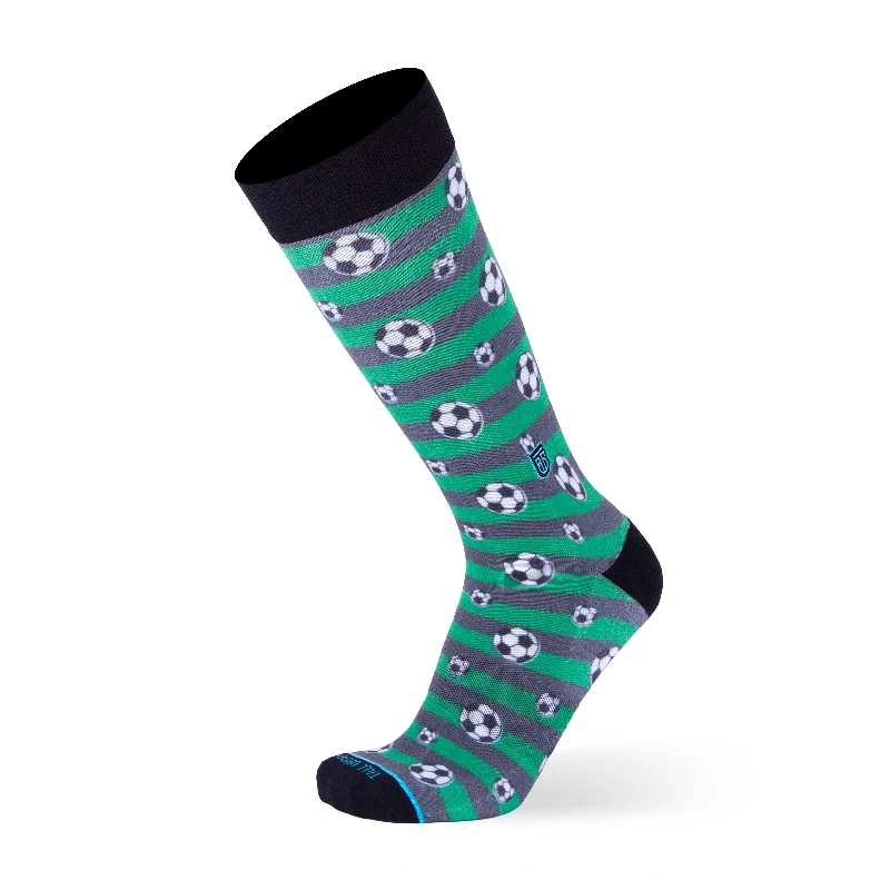 The Soccer - Extra Cushioned - Green Soccer Dress Socks