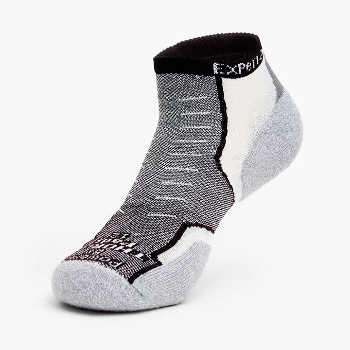 Experia TechFit Light Cushion Low-Cut Sock - Black/White