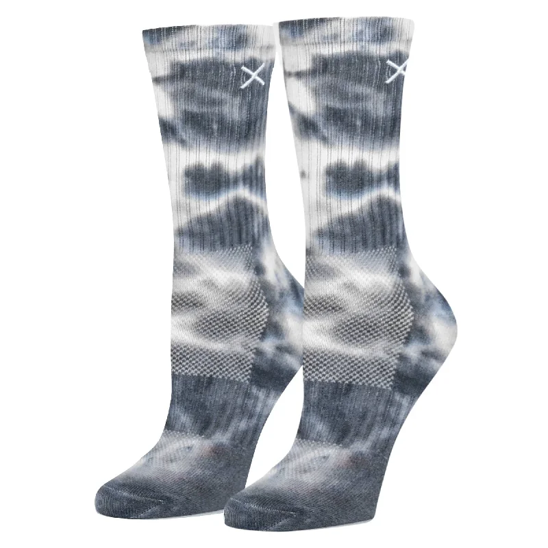 Tie Dye Storm Women's Crew Socks