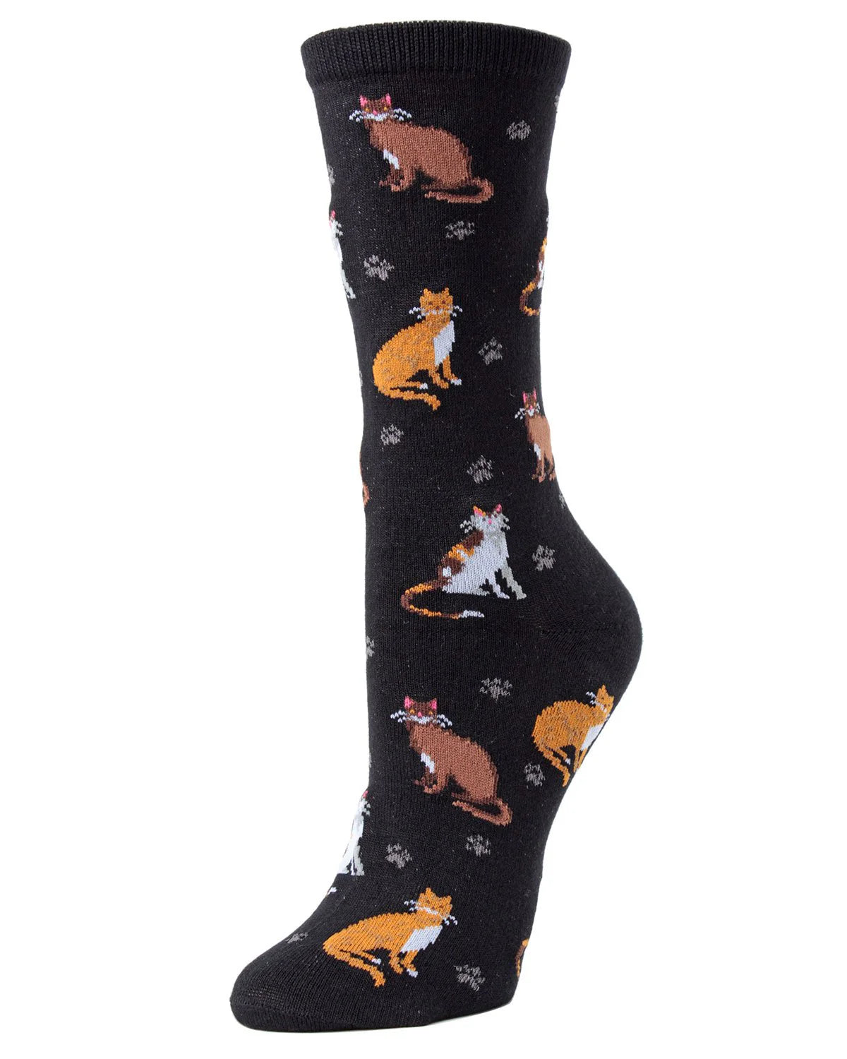 Women's Bamboo "Cats & Friends" Socks