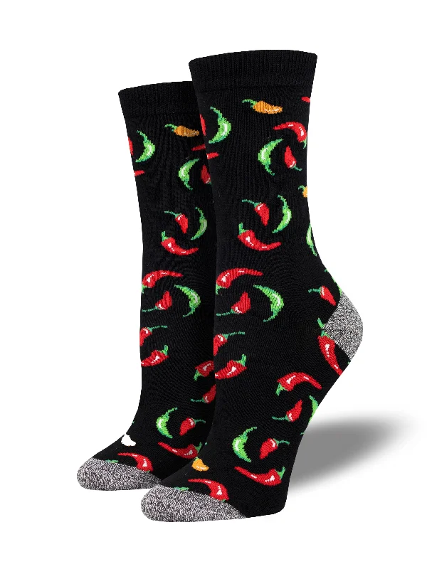 Women's Bamboo "Hot On Your Heels" Socks