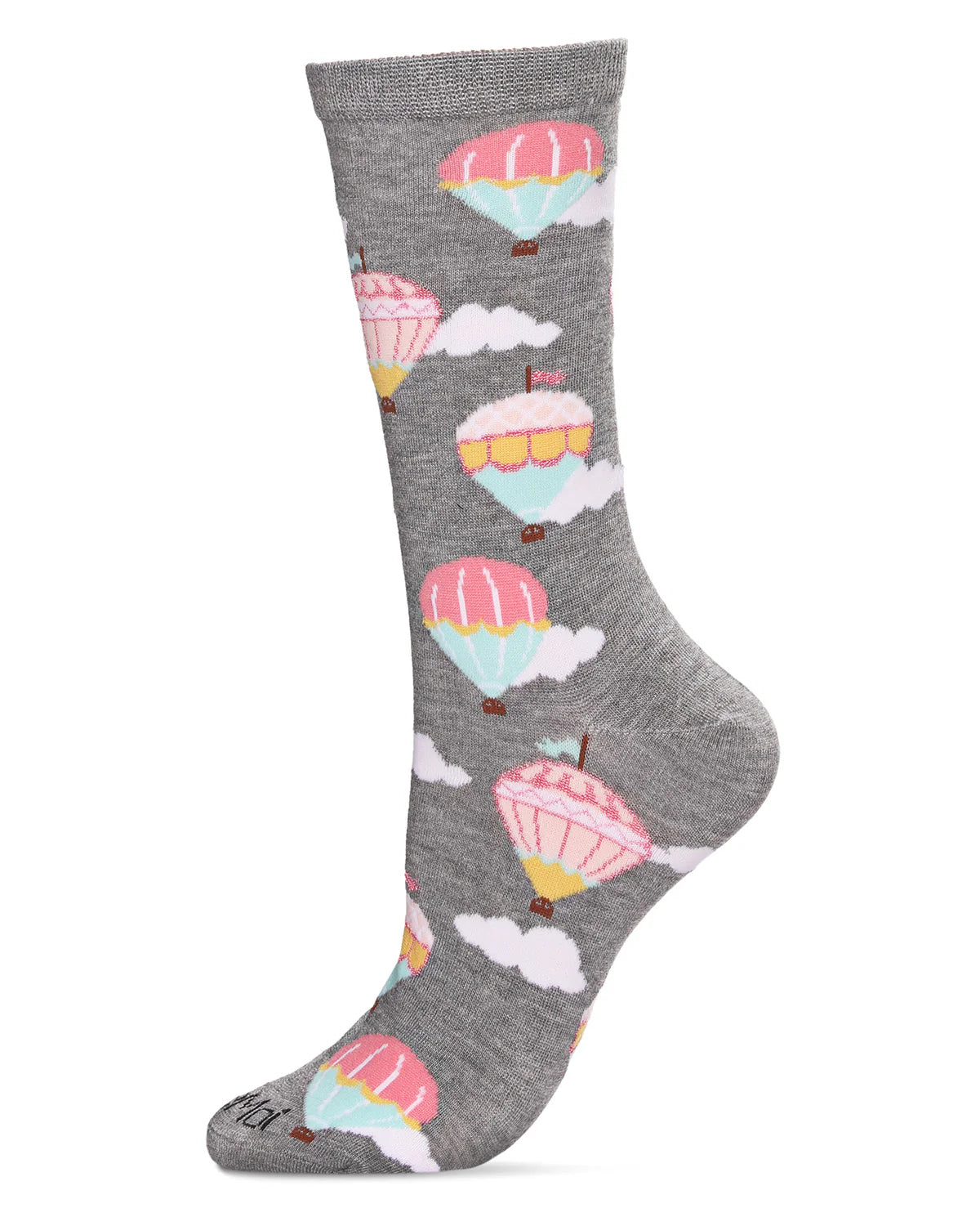 Women's Bamboo "Hot Air Balloons" Socks