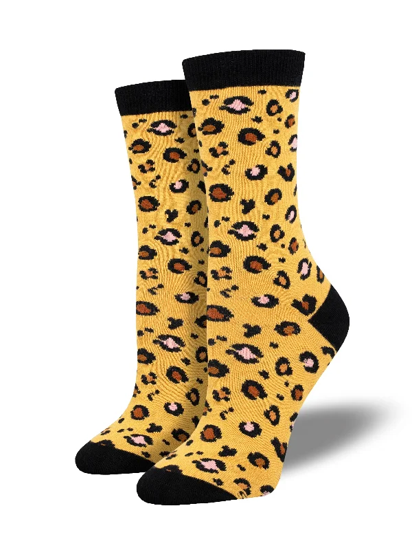 Women's Bamboo "Leopard Print" Socks