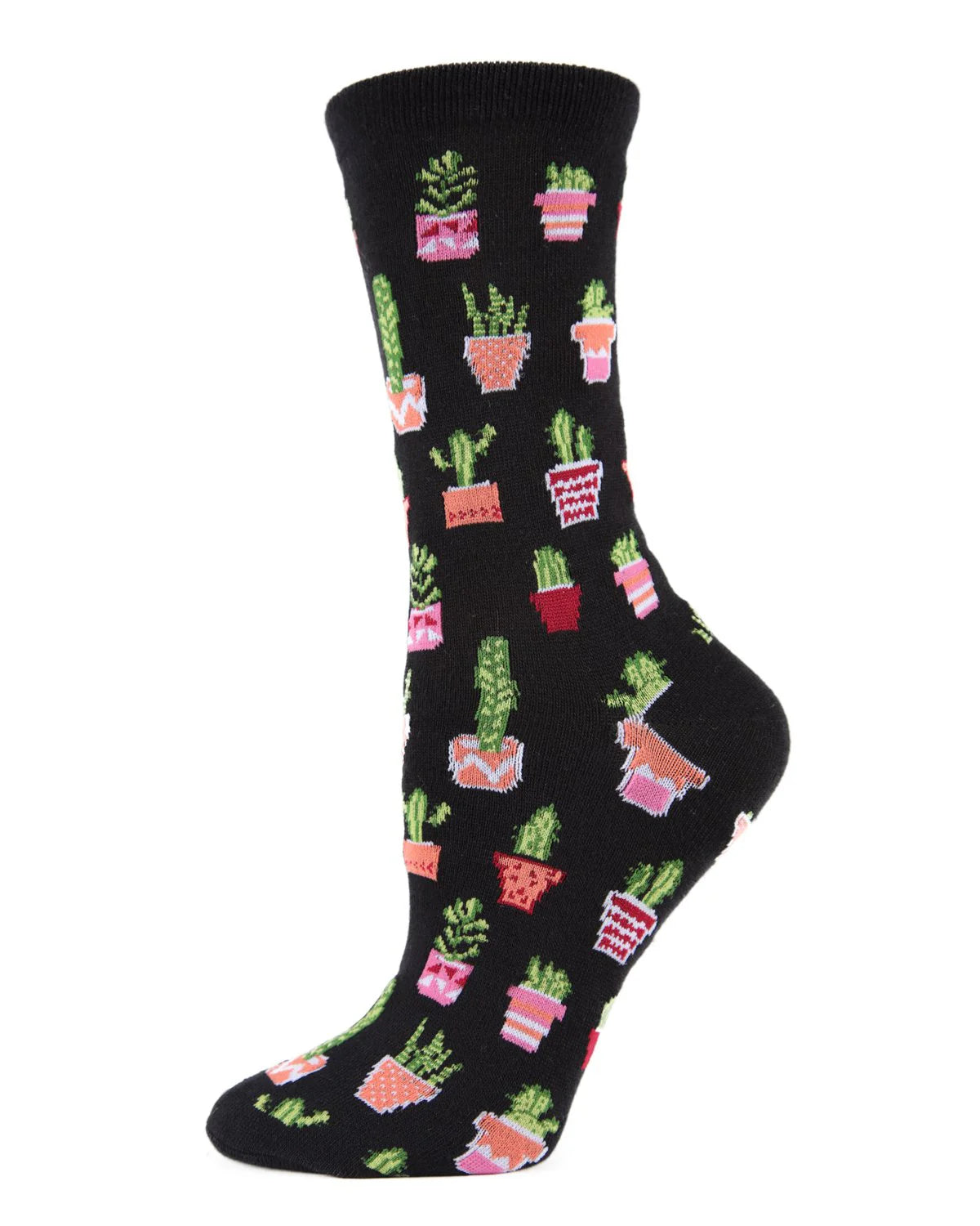 Women's Bamboo "Potted Cacti" Socks