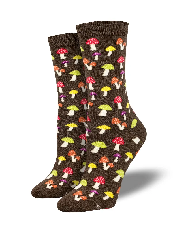 Women's Bamboo "Colorful Caps" Socks