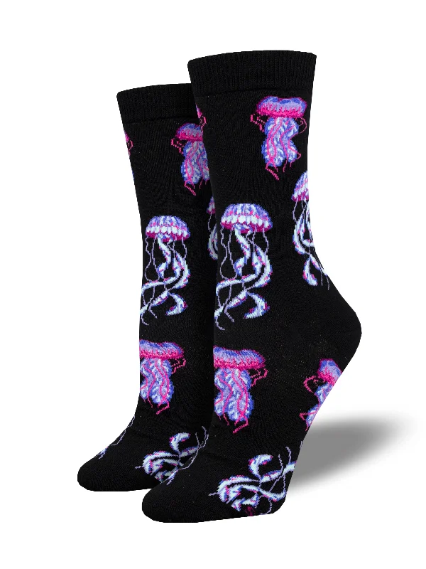 Women's Bamboo "Deep Sea Jellies" Socks