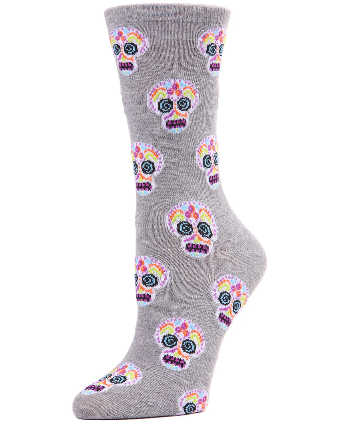 Women's Bamboo "Sugar Skull" Socks