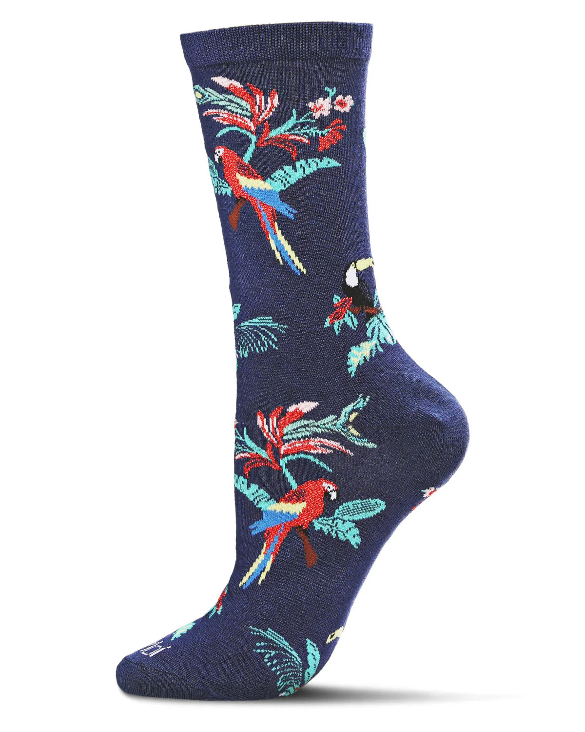 Women's Bamboo "Tropical Parrots" Socks