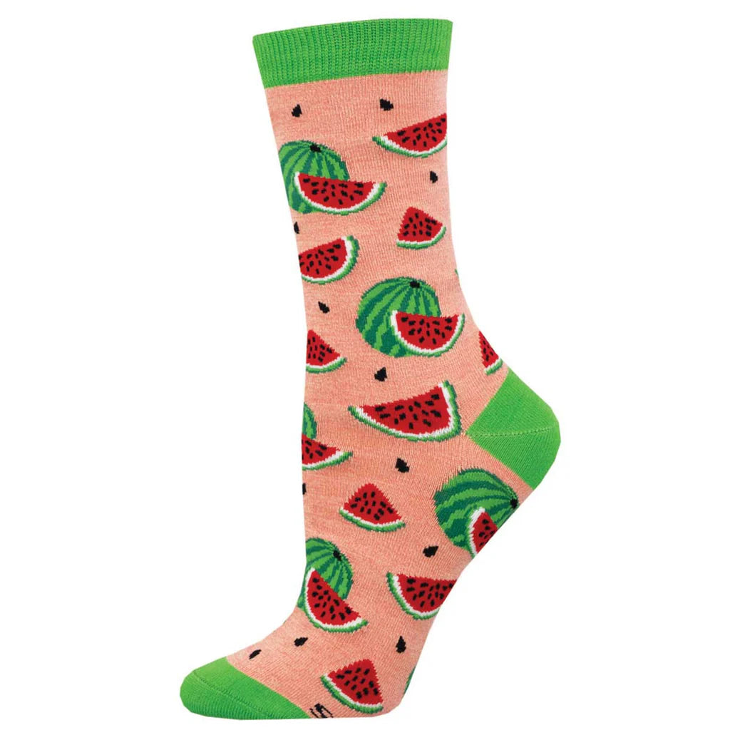 Women's Bamboo "Watermelon" Socks