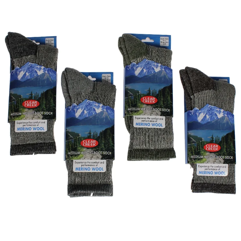 WOMEN'S CLEAR CREEK MERINO WOOL BOOT SOCKS