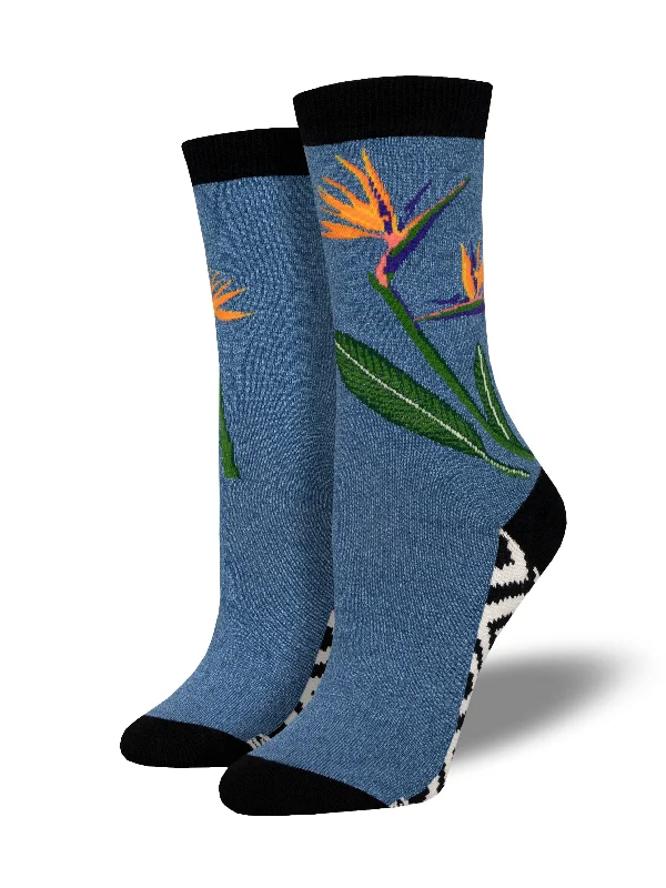 Women's Bamboo "Birds Of Paradise" Socks