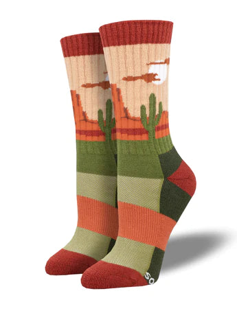 Women's Merino Wool "Desert Plains" Socks