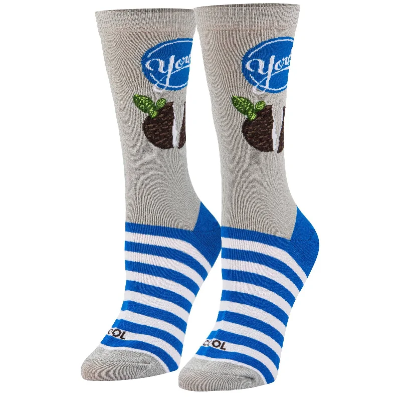 York Peppermint Pattie Women's Crew Socks