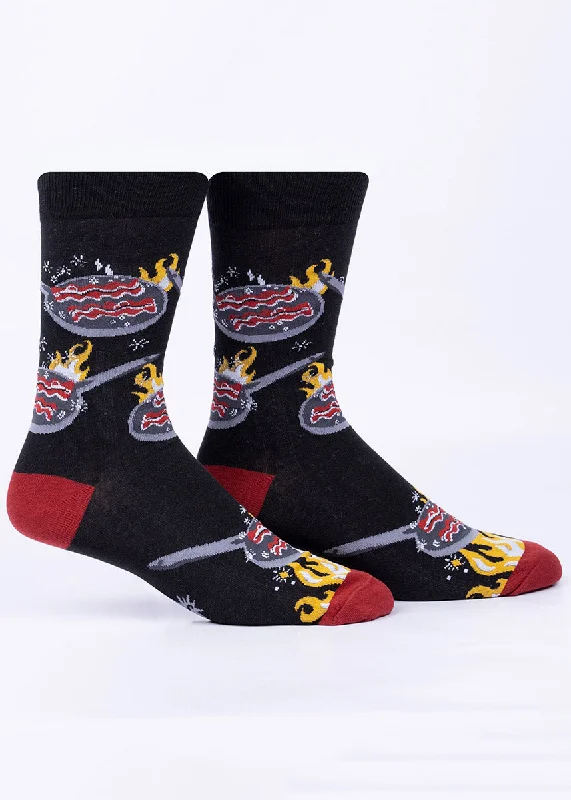 You're Bacon Me Hungry Men's Socks