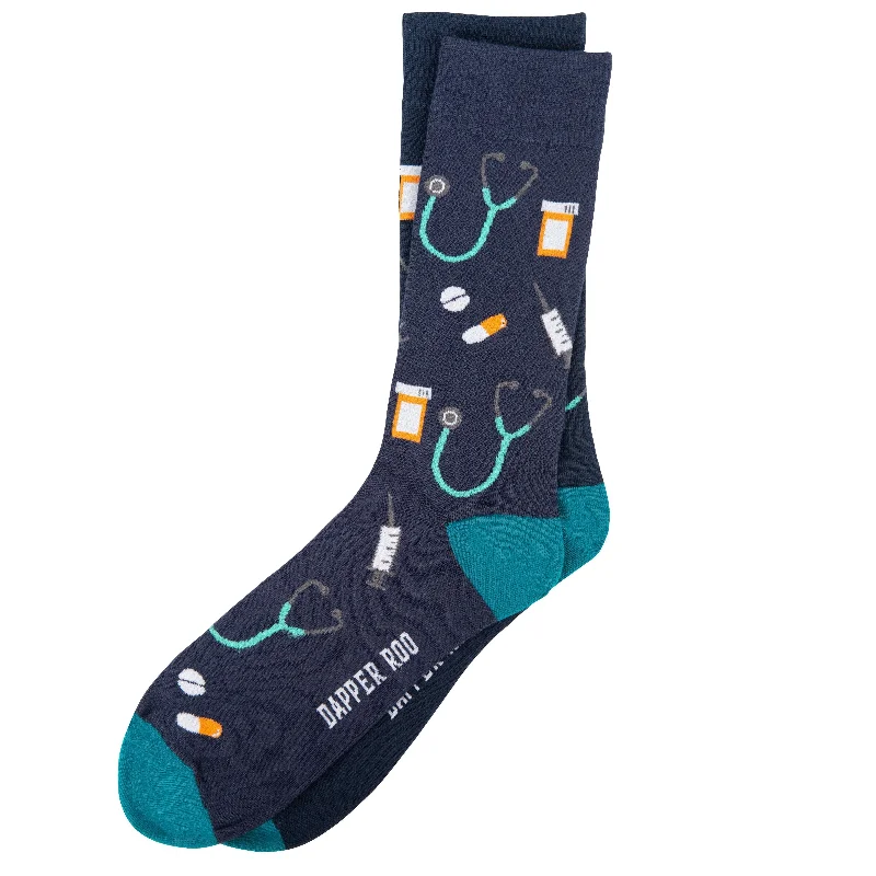 At the Doctors Medical Bamboo Socks by Dapper Roo