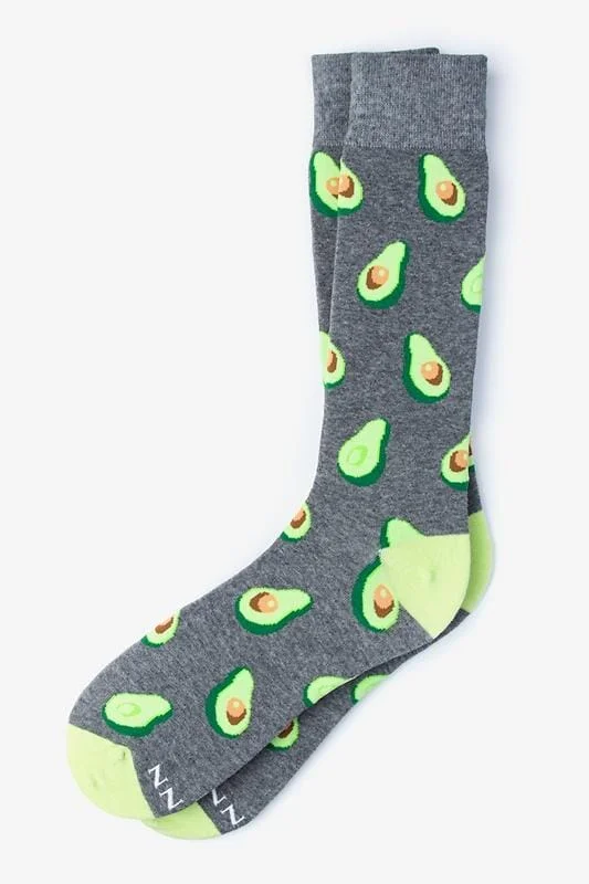 Avocado Green Mens Sock