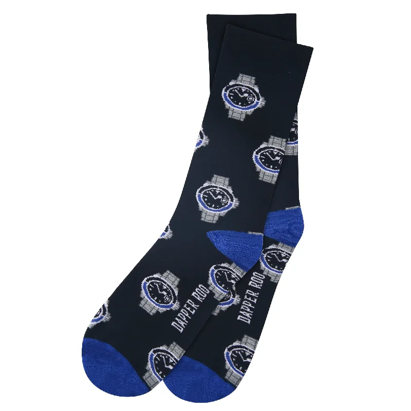 Bat Man Watch Socks by Dapper Roo