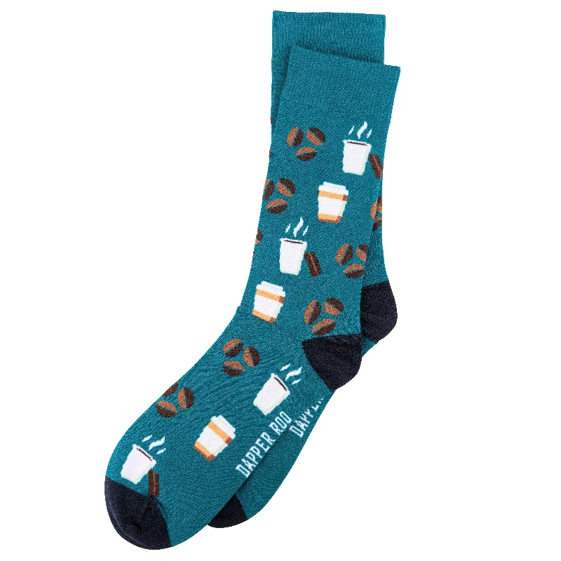 Coffee Devotee Bamboo Socks by Dapper Roo