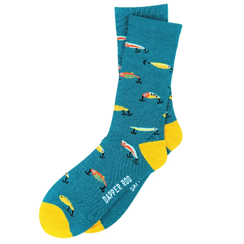 Gone Fishing Bamboo Socks by Dapper Roo