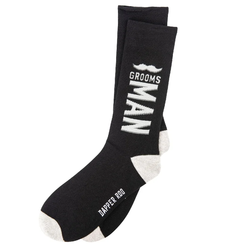 Groomsman Wedding Party Bamboo Socks by Dapper Roo