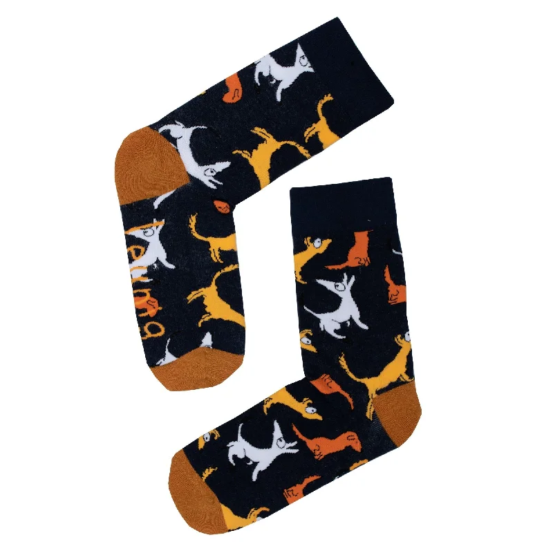 Leunig Dogs Socks Navy