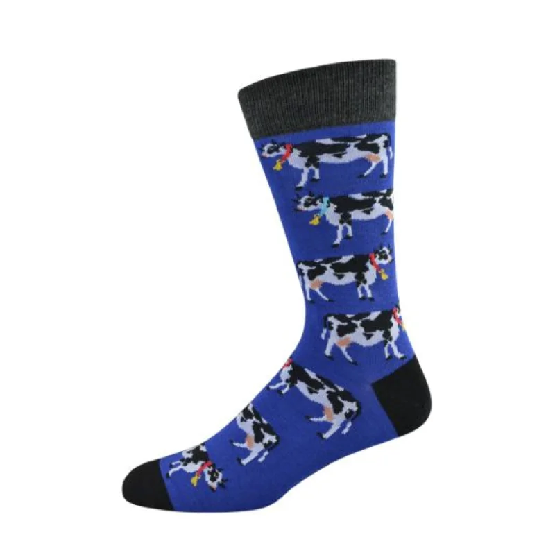 Mens Daisy Cow Sock