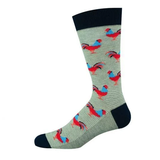 Mens Lookin' Good Rooster Sock