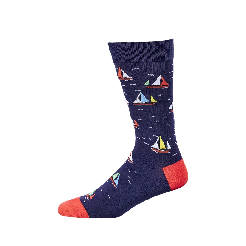 Mens Sail Away Bamboo Sock