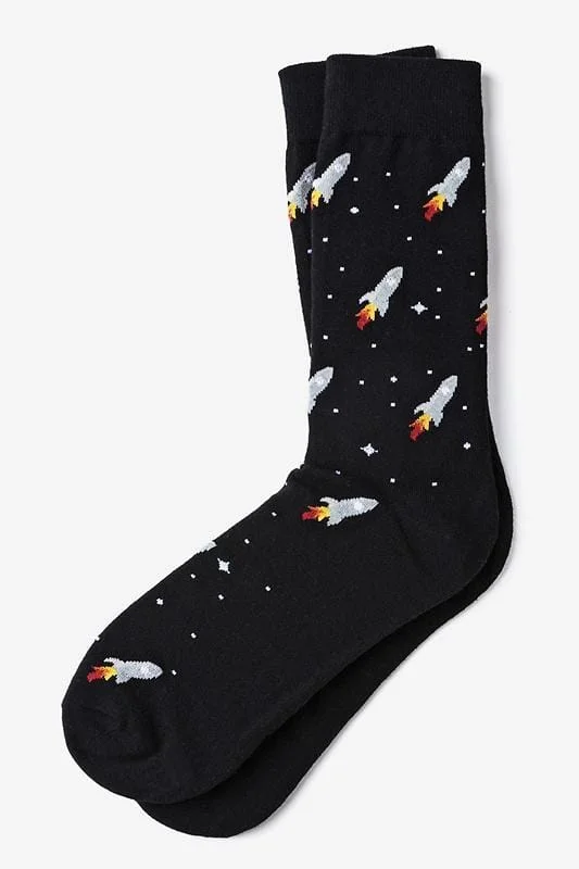 Rocket Ship Sock