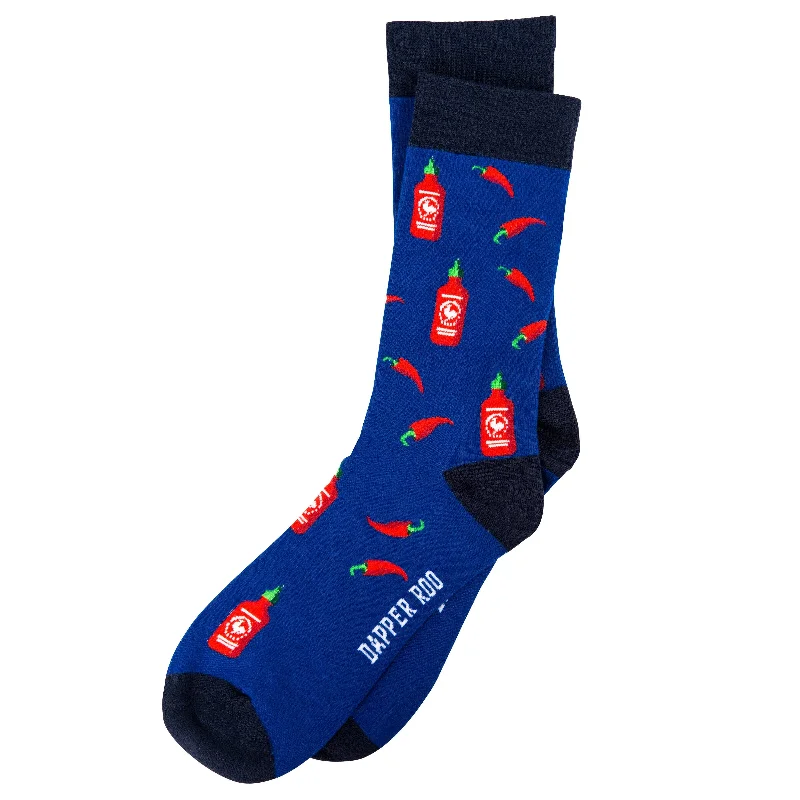 Spicy Kick Chilli and Hot Sauce Bamboo Socks by Dapper Roo