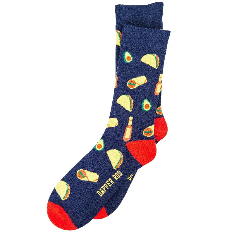 Taco Tuesday Mexican Bamboo Socks by Dapper Roo