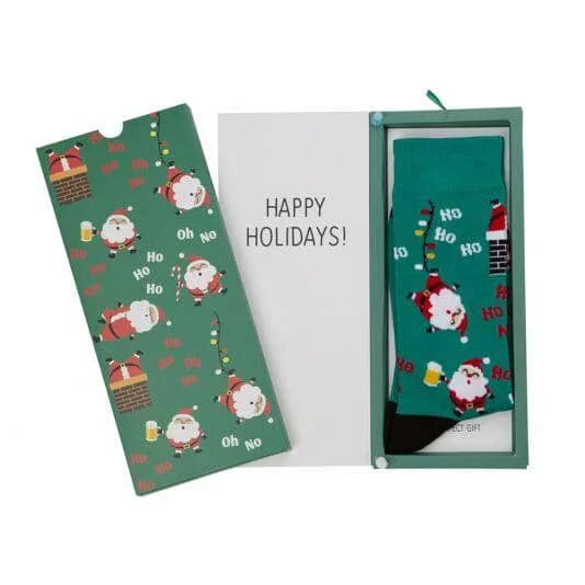 Xmas Ho Ho Sock with Card