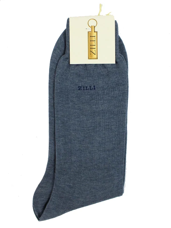 Zilli Socks Gray-Blue US 10 / EUR 43 - Mid Calf SALE