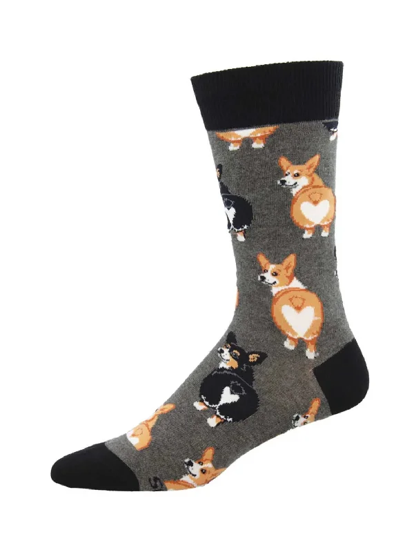 Corgi Butt Men's Socks