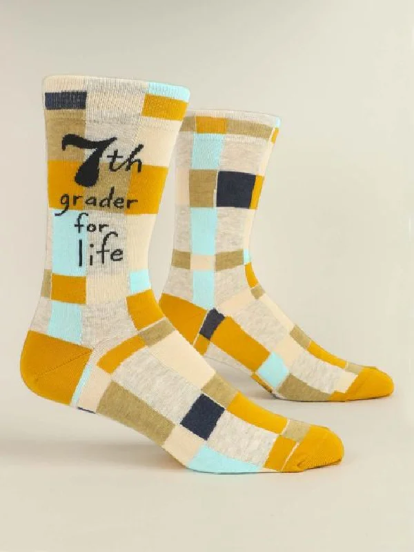 7th Grader for Life Men's Socks by Blue Q