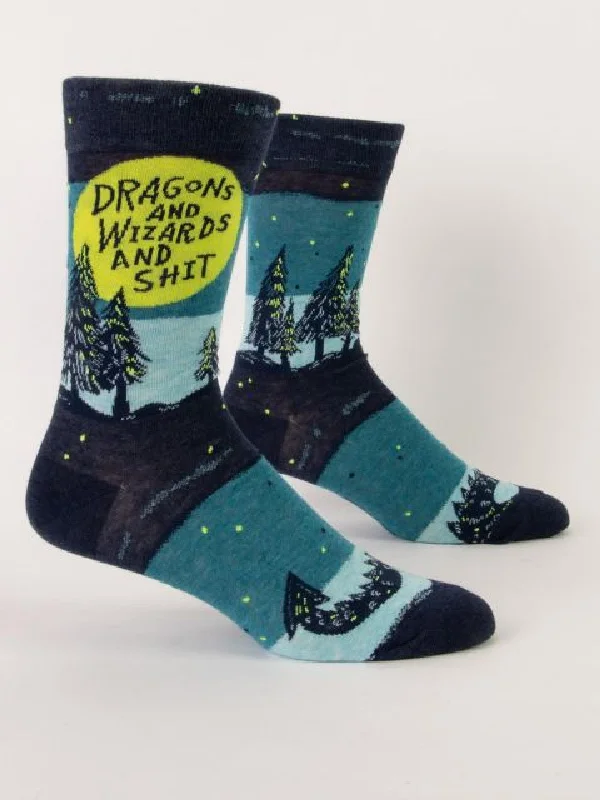 Dragons & Wizards Men's Socks by Blue Q