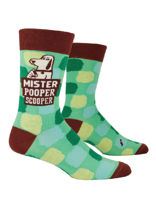 Mr Pooper Scooper Men's Crew Socks by Blue Q